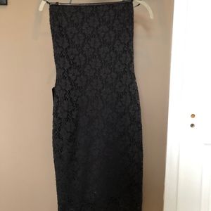 Black Strapless dress
